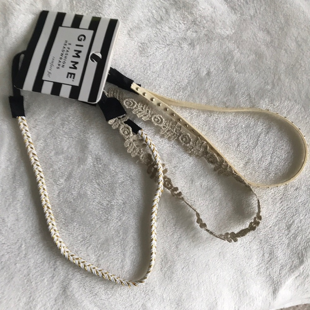New, 3 fashion Headwraps by Gimme
